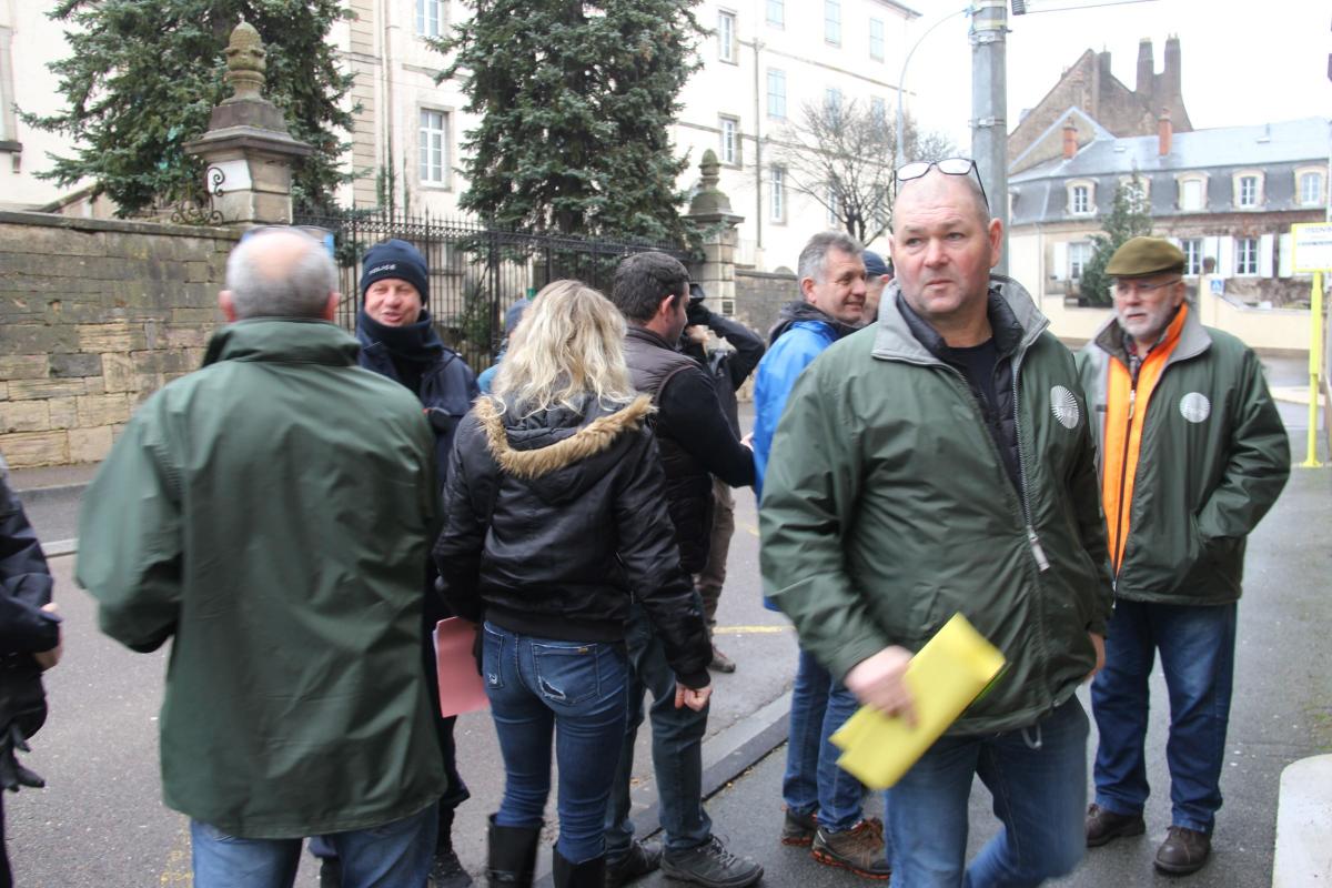 Une délégation de représentants agricoles a été reçue par le préfet. Crédit photo : AC