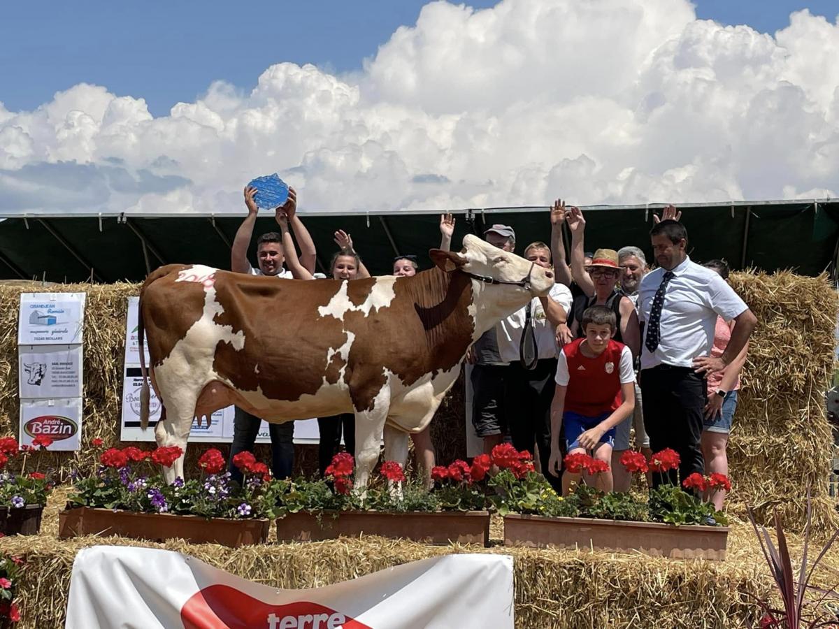 Grande championne Mo : Princesse (Milénium sur Triomphe), du Gaec BBD, à Palante.