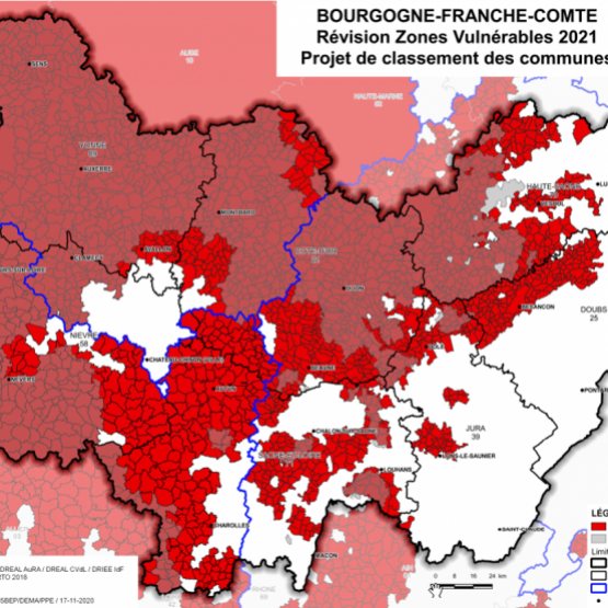  Pour ce nouveau zonage, plus de 950 nouvelles communes de Bourgogne Franche-Comté sont proposées au classement. Photo : DR.