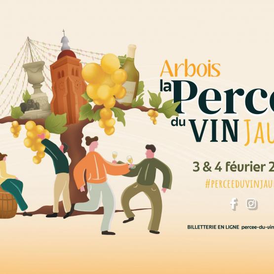 Les 3 et 4 février prochains, la 26ème Percée du Vin Jaune se tiendra à Arbois.