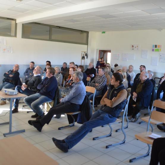 Une cinquantaine de personnes étaient réunies à la MFR de Combeaufontaine à l’occasion de l’assemblée générale du syndicat des éleveurs de chevaux de trait de Haute-Saône.