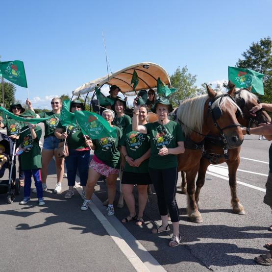 Mobilisation forte des agricultrices de Haute-Saône venue promouvoir l’Agriculture au Féminin.