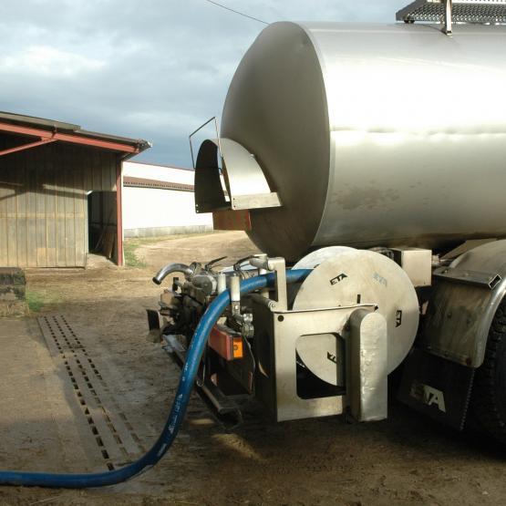 L’organisation de la collecte du lait n’est pas le privilège des laiteries ! Crédit photo : A.Coronel