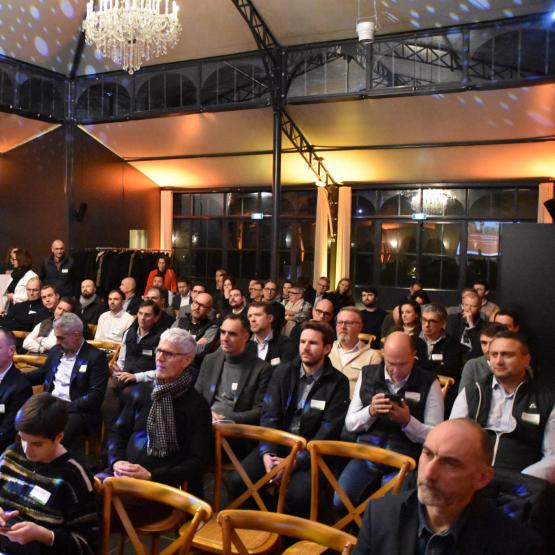 Réunis le 27 novembre à Saint-Loup-de-Géanges, les négociants agricoles de la grande région Aura-BFC ont tenu leur premier congrès régional sous la bannière NégoA. Crédit photo : Cédric Michelin