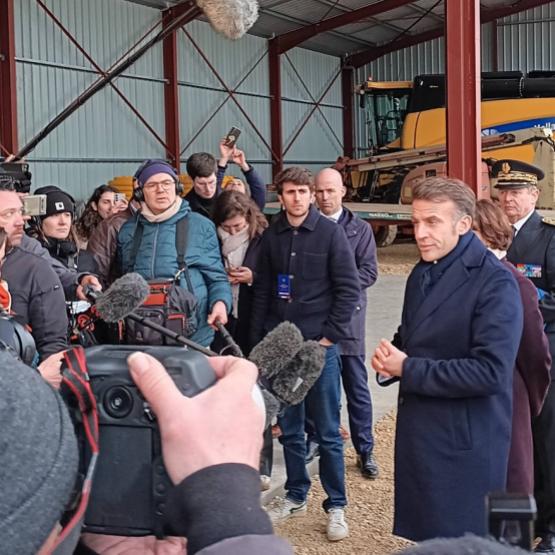 Le président de la République a échangé avec la presse nationale à l'occasion de son déplacement en Haute-Saône.