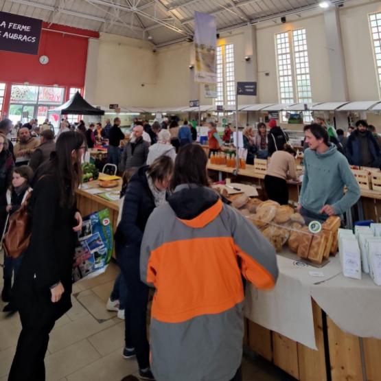 Les halles de Vesoul ont accueilli une nouvelle édition de ‘’l’Automne sera Bio’’. Crédit photo : Paul Voirgard/CA70