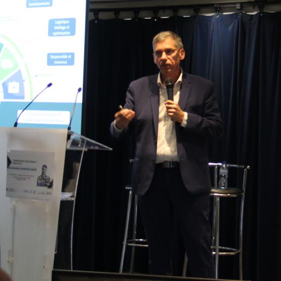 Emmanuel Vasseneix, à la tête du groupe familial agroalimentaire LSDH, est un des principaux acteurs de la marque "c'est qui le patron ?" Crédit photo : A.Coronel