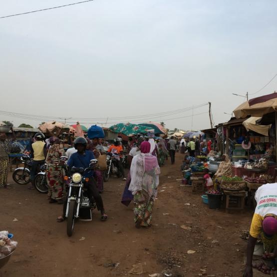 Le marché de Sokodé, au Togo. Crédit photo : Louis de Dinechin