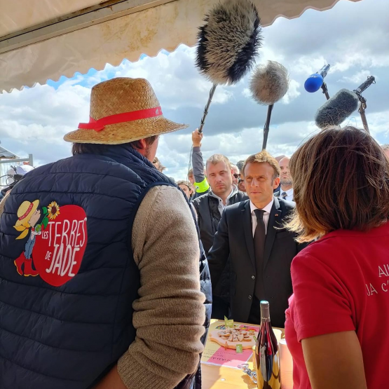 Les JA de Haute-Saône étaient à Outarville à l'occasion de la fniale nationale des labours. Crédit photo : JA70