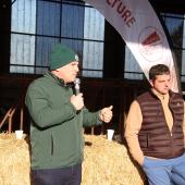 Yohann Barbe, président de la FNPL, à Fougerolles. Crédit photo : AC