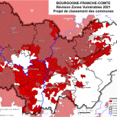  Pour ce nouveau zonage, plus de 950 nouvelles communes de Bourgogne Franche-Comté sont proposées au classement. Photo : DR.