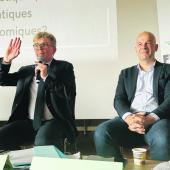 Marc Fesneau et Arnaud Rousseau étaient le 26 mai à Sombernon. Crédit photo : Aurélien Genest (Terres de Bourgogne)