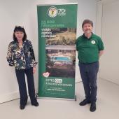 Sylvie Pellegrin, présidente nationale, et Sylvain Amand, président départemental 54, de Gîtes de France. Photo : JL.Masson