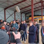 Le président de la République a échangé avec la presse nationale à l'occasion de son déplacement en Haute-Saône.