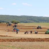 Les participants à la finale des labours ont bénéficié de très bonnes conditions à Boursières. Crédit photo : Stéphane Decaudin