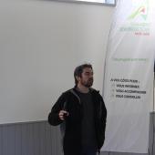 Michaël Geloen, ingénieur à Terres Inovia, a fait un focus sur la problématique chardons dans les oléoprotéagineux. Crédit photo : A.Coronel