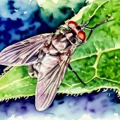 La mouche charbonneuse (stomoxys calcitrans) est aussi appelée stomoxe ou mouche des étables.