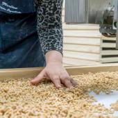 Marlène Philibeaux - alias Madame Coquillette - valorise  le blé dur sous forme de pâtes..