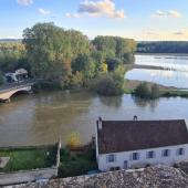 La Saône au niveau de Pesmes. Crédit photo : Noëlle Loichot