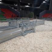 La cage de retournement est intégrée dans un parc de contention CP : CIIRPO