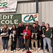 Cette finale départementale a permis de sélectionner les meilleurs pointeurs des races montbéliarde et charolaise. Crédit photo : JA70