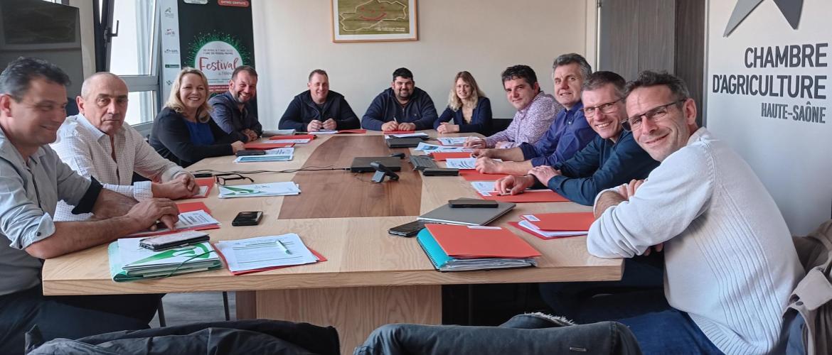 Le nouveau bureau de la Chambre d'Agriculture de Haute-Saône. Le nouveau bureau de la Chambre d'Agriculture de Haute-Saône.