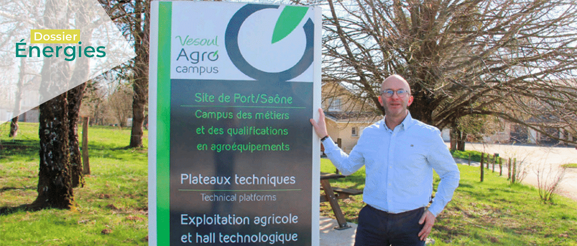 « Nous nous orientons vers l’option d’une production sur le site de l’exploitation, par électrolyse de l’eau, en utilisant de l’électricité obtenue par des panneaux solaires », explique Didier Carmien, directeur opérationnel du campus. © Alexandre Coronel