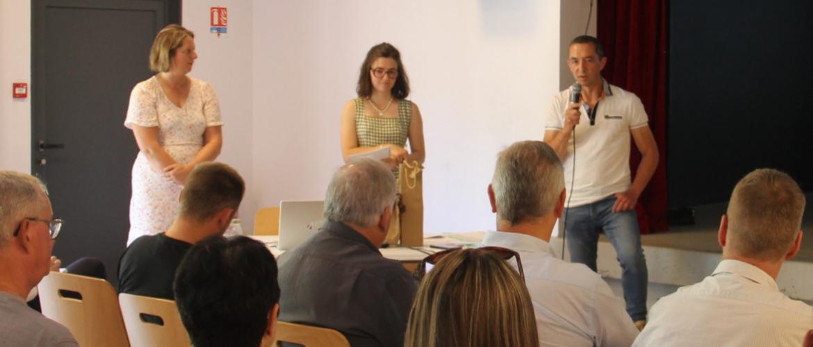 Julie Morin-Perrusson, Laurine Laroche et Didier Humbert ont introduit l’assemblée générale de l’APC en revenant sur le chemin parcouru depuis l’obtention de l’IGP.