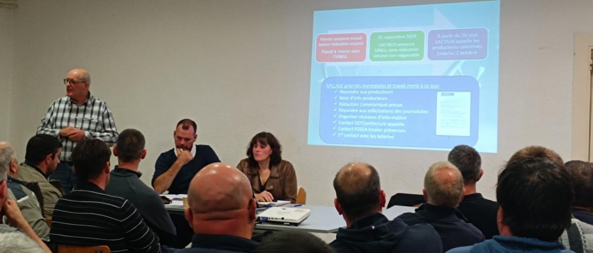 Bruno Lancelot, président de l’APLLAGE, était présent à la réunion du 8 octobre.