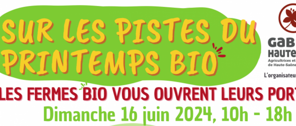 Sur les pistes du printemps bio est un évènement national, décliné localement pour faire découvrir les réalités de l'agriculture biologique au grand public.