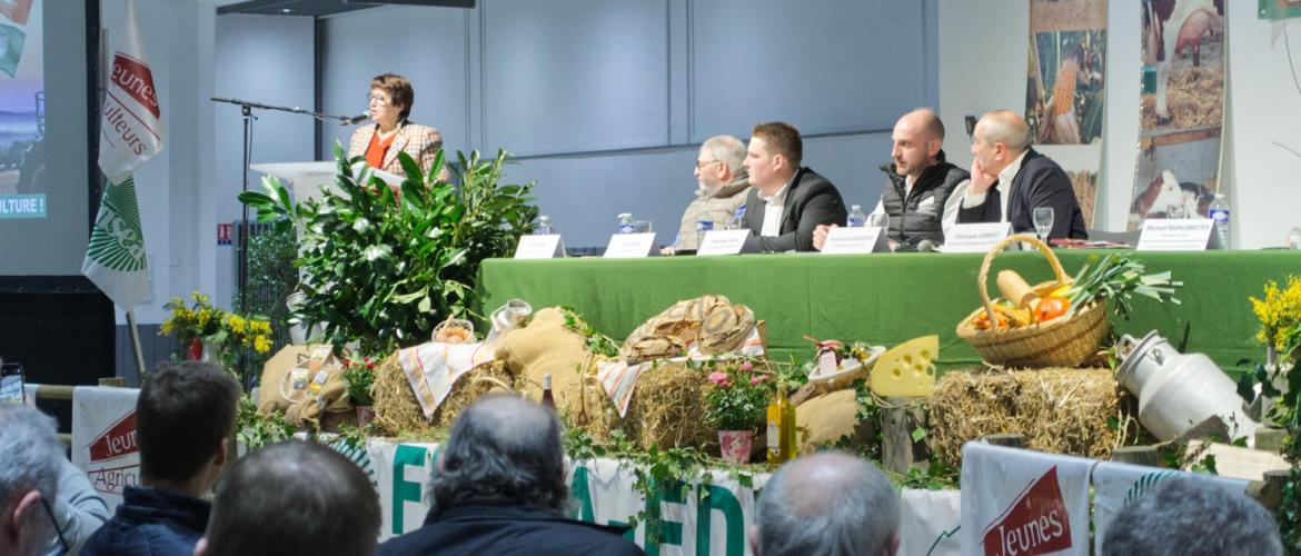 Discours de Christiane Lambert. © HSA Discours de Christiane Lambert. © HSA