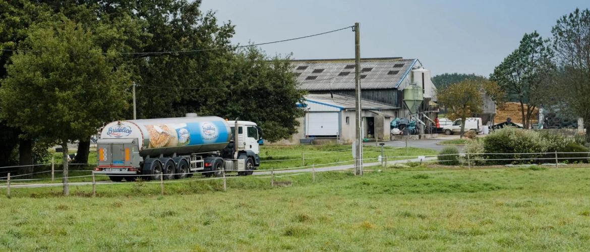 La réduction des volumes collectés décidée par Lactalis impacte fortement la zone Est, et en particulier le département de Haute-Saône. Crédit photo : Lactalis