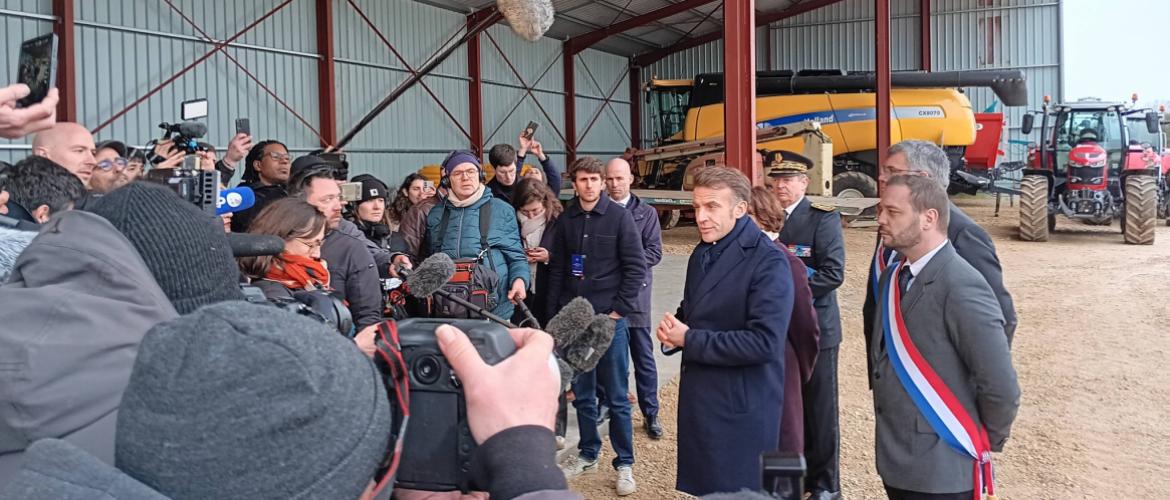 Le président de la République a échangé avec la presse nationale à l'occasion de son déplacement en Haute-Saône.