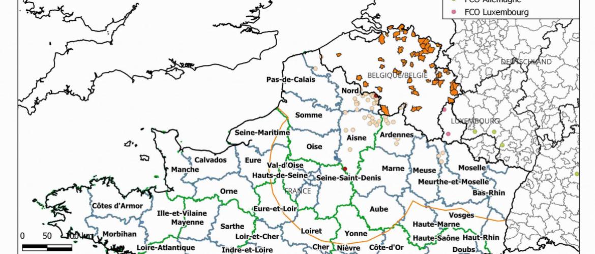 Point de situation au 8 août 2024 pour la FCO-3 (source : services de l'Etat)