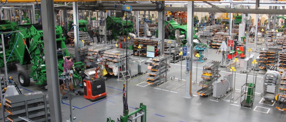 L'usine John Deere d'Arc-lès-Gray emploie plus de 400 personnes. Crédit photo : A.Coronel