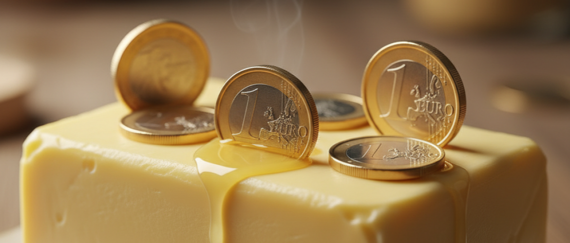 La matière grasse du lait est sous-payée, à cause d'un prix du gramme différentiel de matière grasse insuffisant.