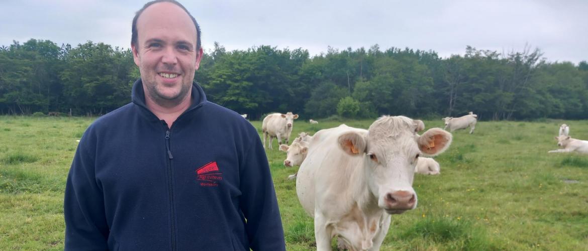 Pour Thomas Lemée, les mois qui viennent seront forts en rendez-vous structurants pour les jeunes agriculteurs. Crédit photo : Berty Robert