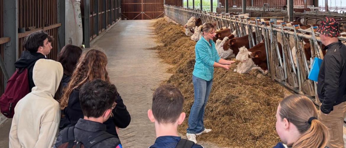 la Semaine de l’Agriculture au collège Raymond Gueux contribue à renforcer les liens entre école et territoire. Crédit photo JA70